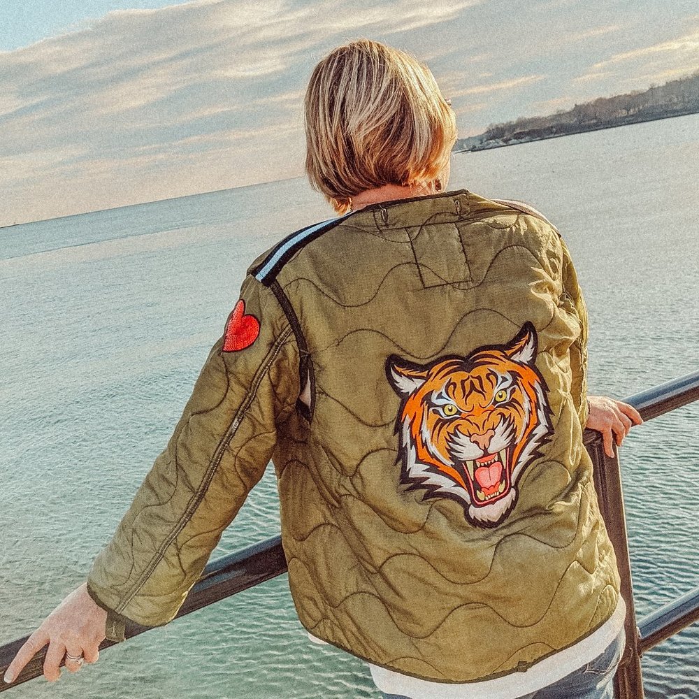 Upcycled army field jacket - Picture 6 of 6